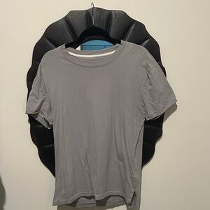 Hollister Relaxed Fit Grey Short Sleeve Shirt